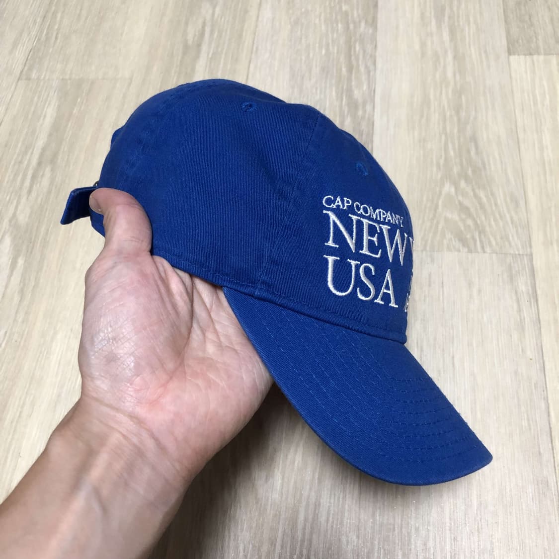 (ONE SIZE) 뉴에라 NEW ERA 언스트럭쳐 스크립트 볼캡 블루 상품이미지10