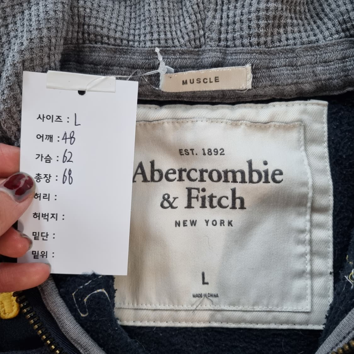 아베크롬비 후드집업  상품이미지4