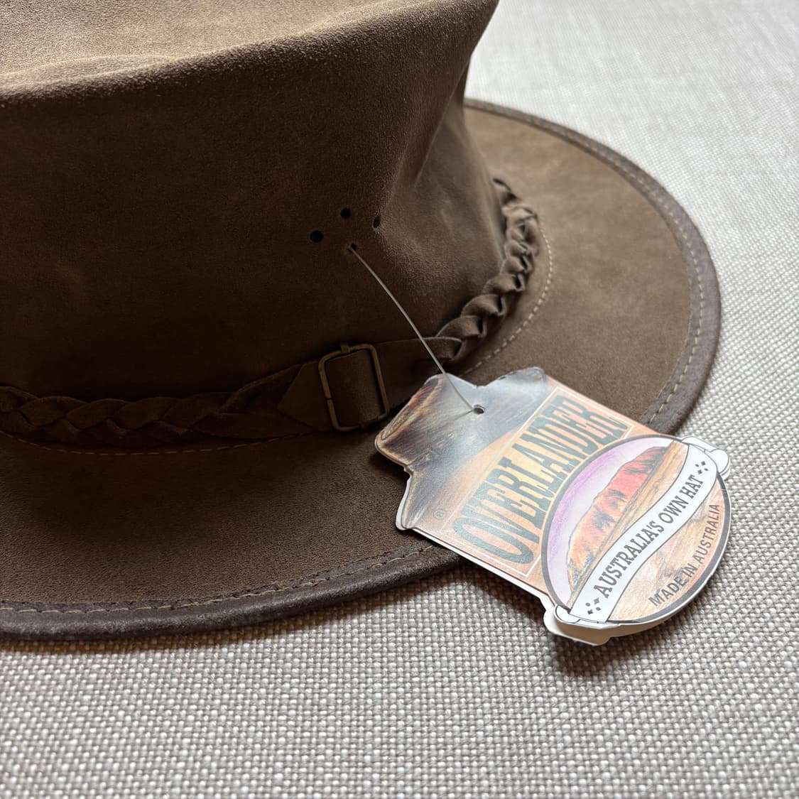 [새제품] 오스트레일리아 OVERLANDER 레더 카우보이 햇 상품이미지4
