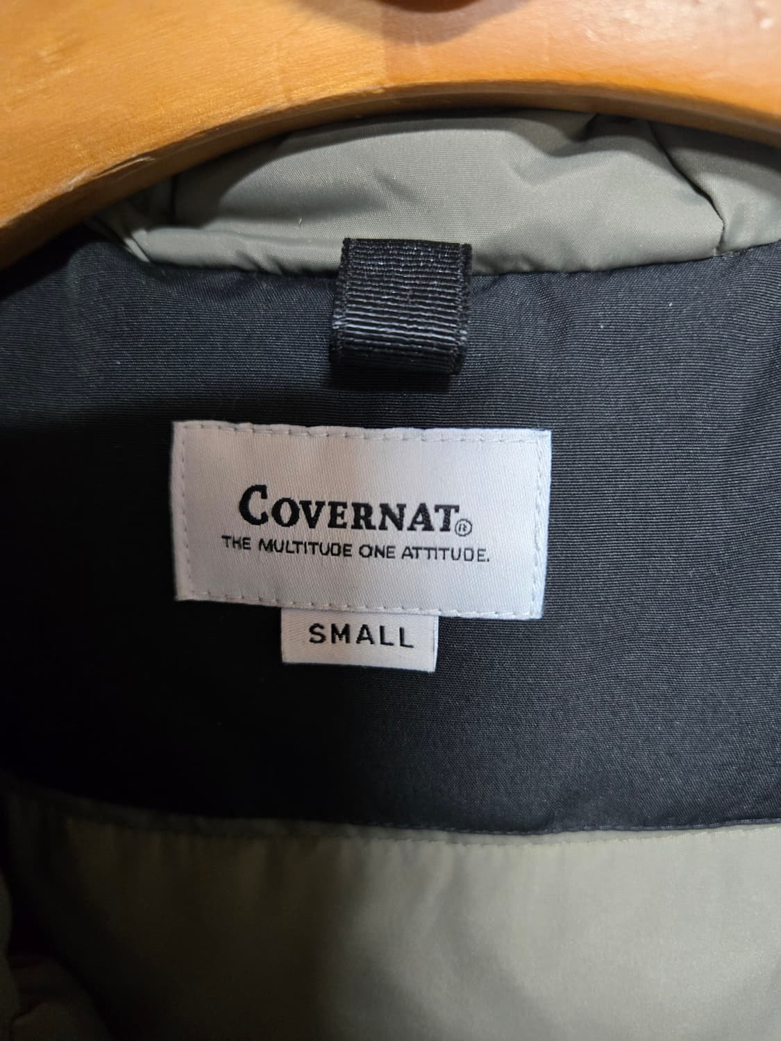 커버낫 구스 패딩 블랙 S 상품이미지6