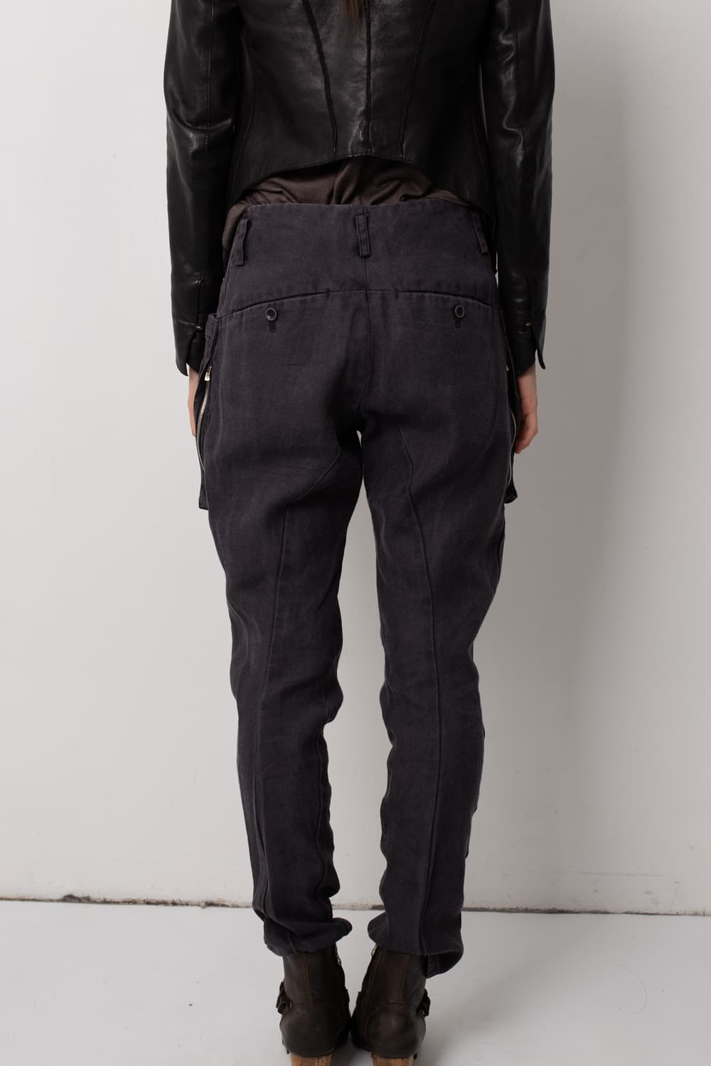 BAJRA ASYMMETRIC RAMIE JODHPUR PANTS 상품이미지3
