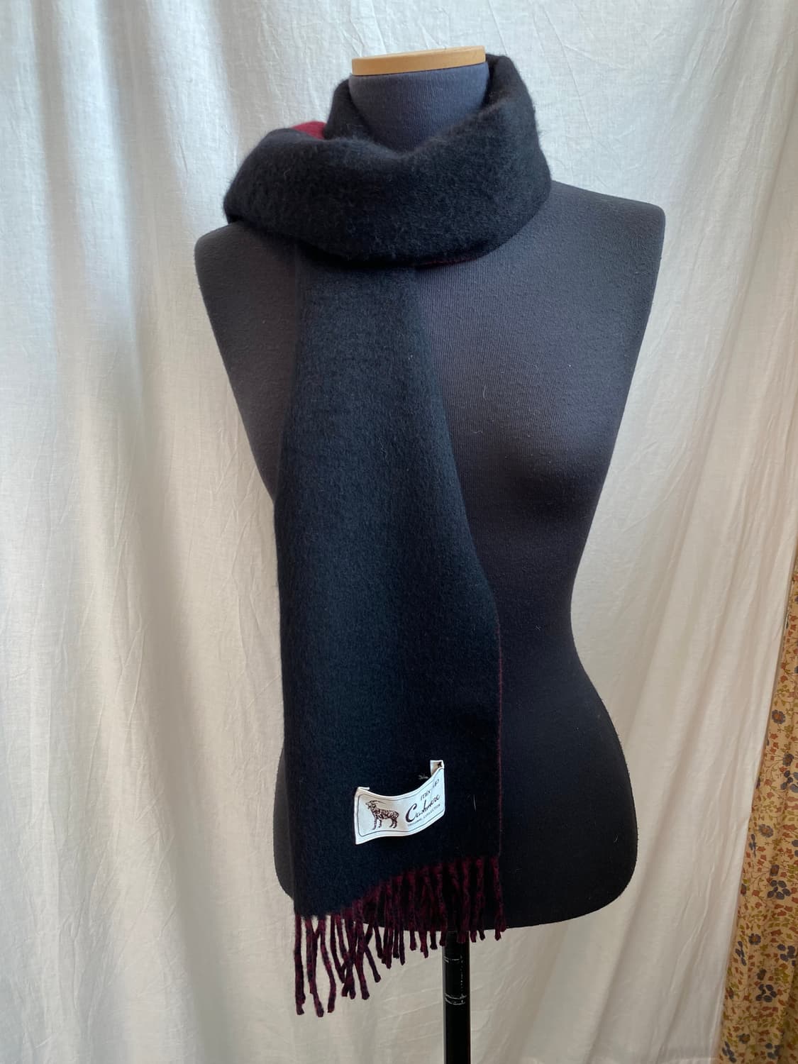 리버시블 캐시미어혼방 머플러 상품이미지2