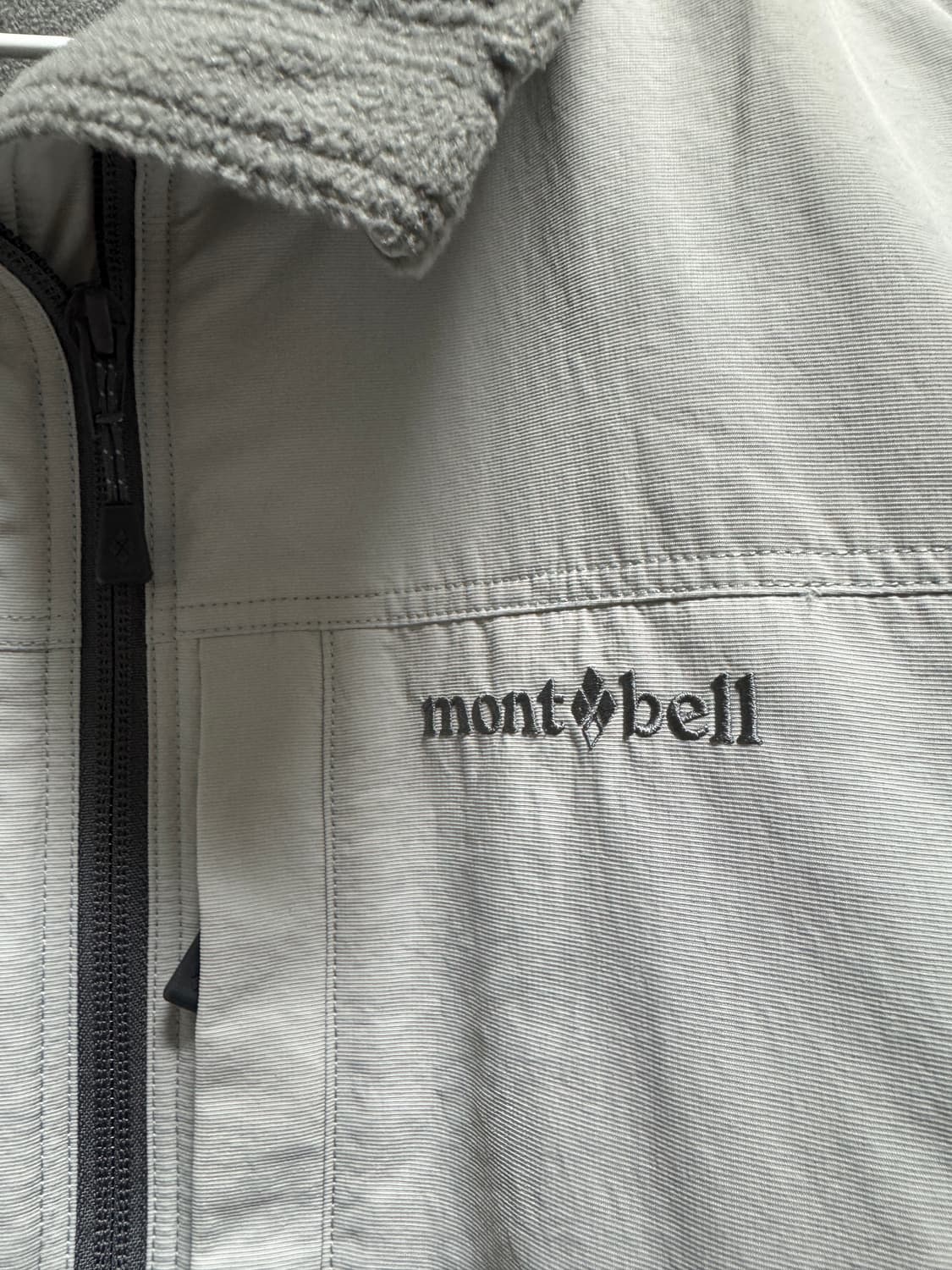 몽벨 클리마플러스 100 쉘 자켓 라이트 그레이 XL 상품이미지2