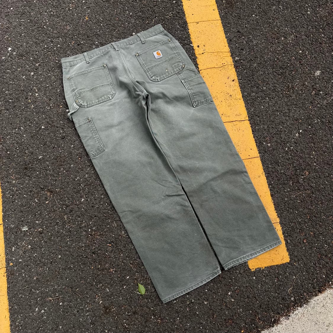 OG 칼하트 B01 MOS 더블니 카펜터 팬츠 상품이미지7