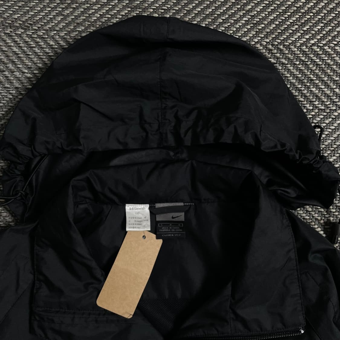 나이키 클리마핏 올드스쿨 블랙 바람막이 자켓 o 4424 상품이미지5