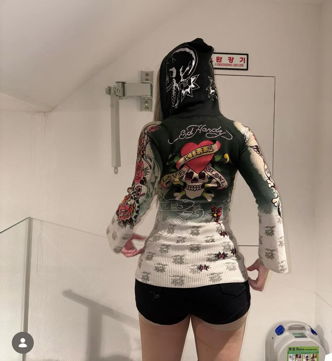 에드하디 롱슬리브 후드 원피스 상품이미지1