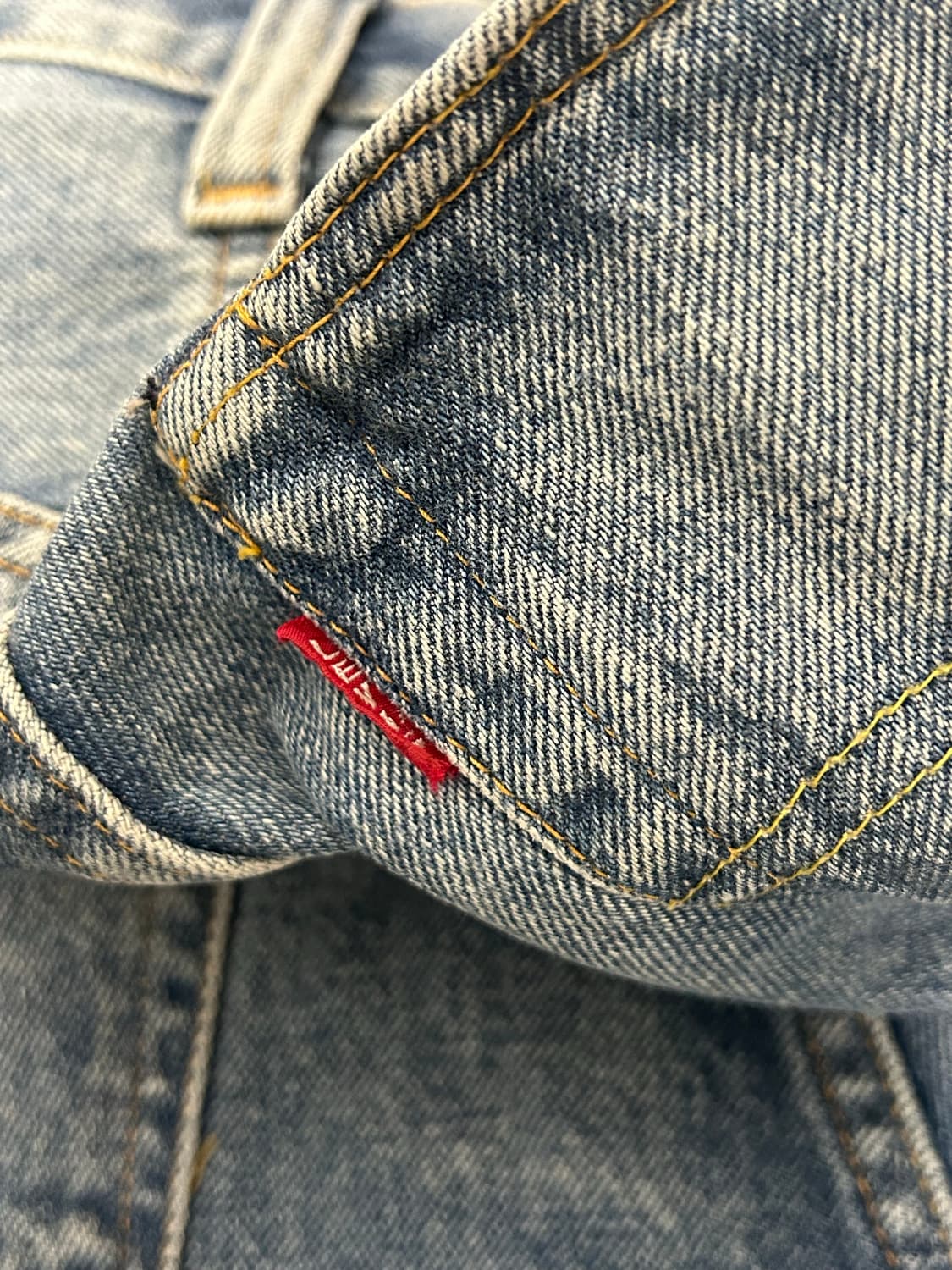 LVC 47501-0192 moonrock 셀비지 데님팬츠 W34 L34 상품이미지4