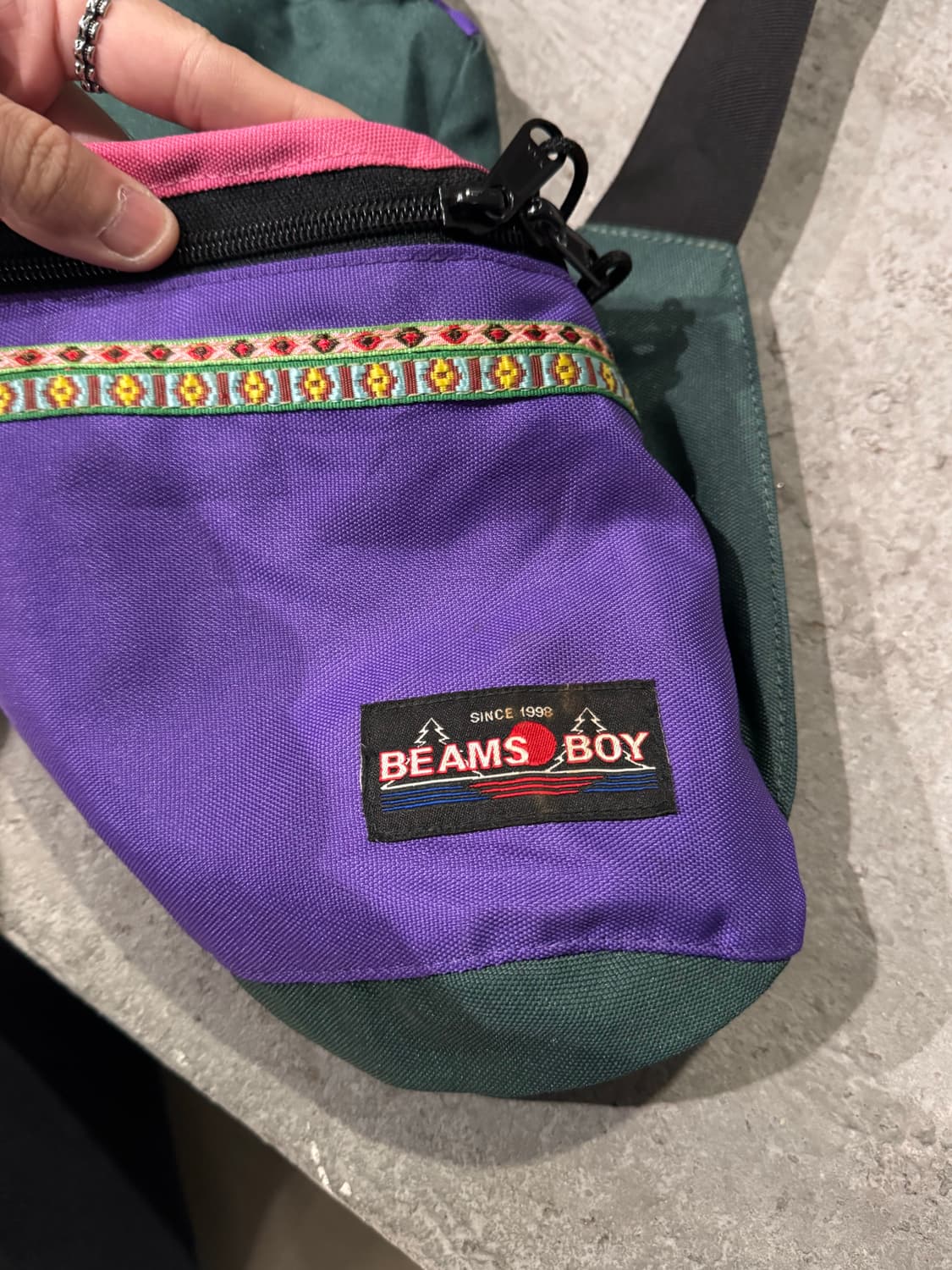 Beams boy 빔즈보이 멀티컬러 웨이스트백  상품이미지2
