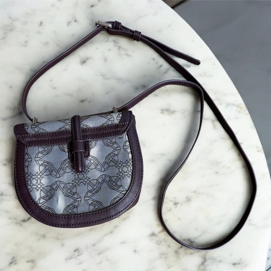 비비안웨스트우드 소피아 자카드 초미니 크로스백 상품이미지7