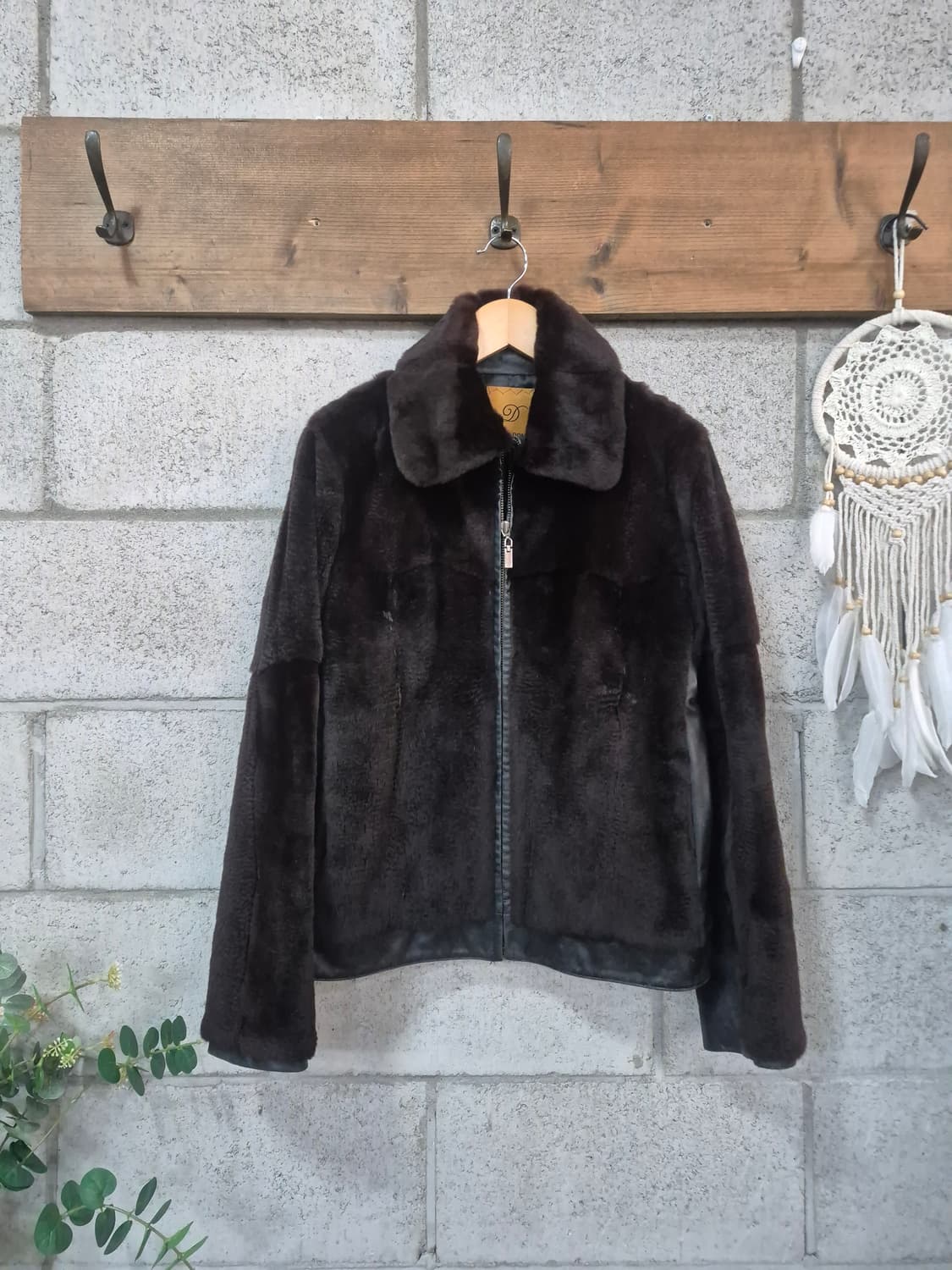 위즐 모피자켓 y2k 락시크 상품이미지1