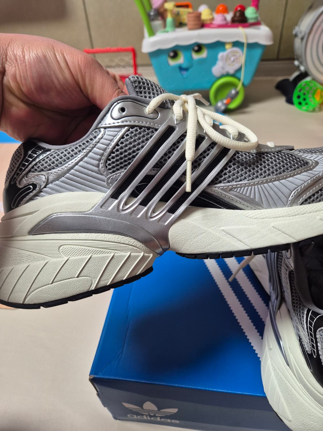 아디다스 아디스타 xlg 285 실버 상품이미지5