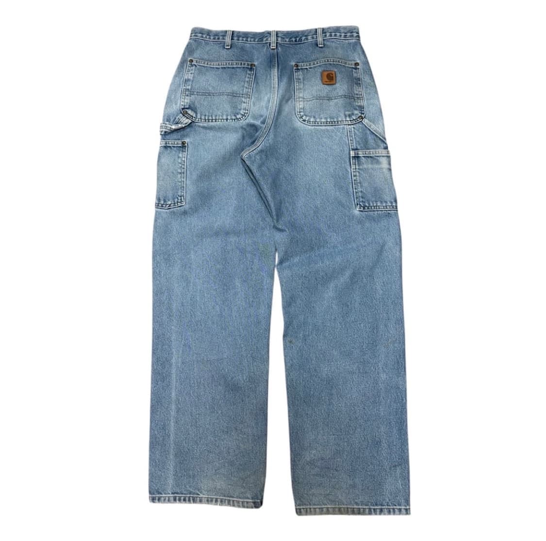 빈티지 칼하트 B73 더블니 연청 faded 상품이미지3