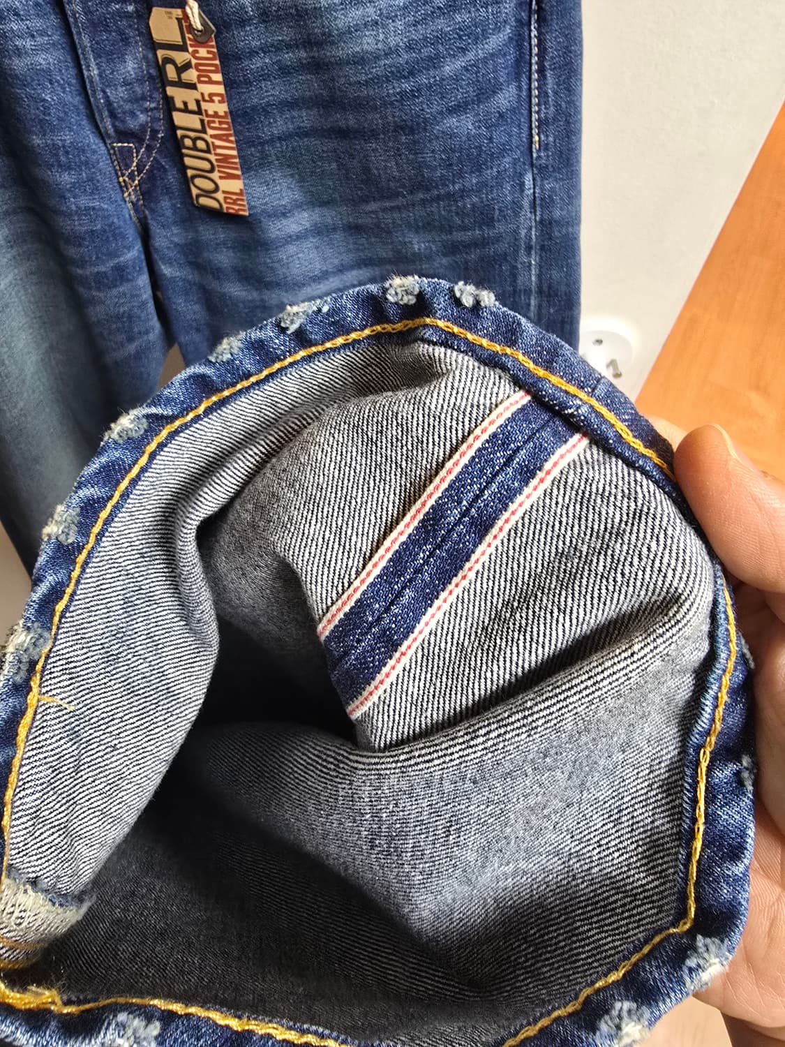 거의 새상품 33x30 RRL 빈파포 그랜드폴스  상품이미지5