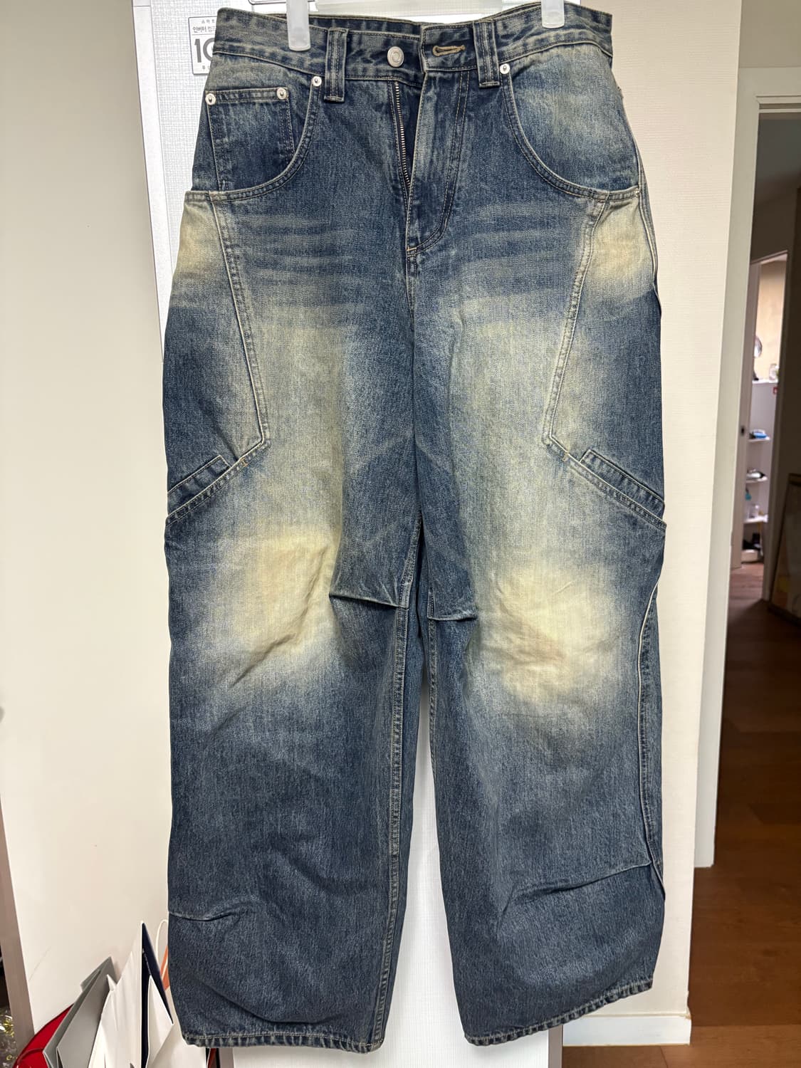 노운 라인 카고 데님팬츠 상품이미지1