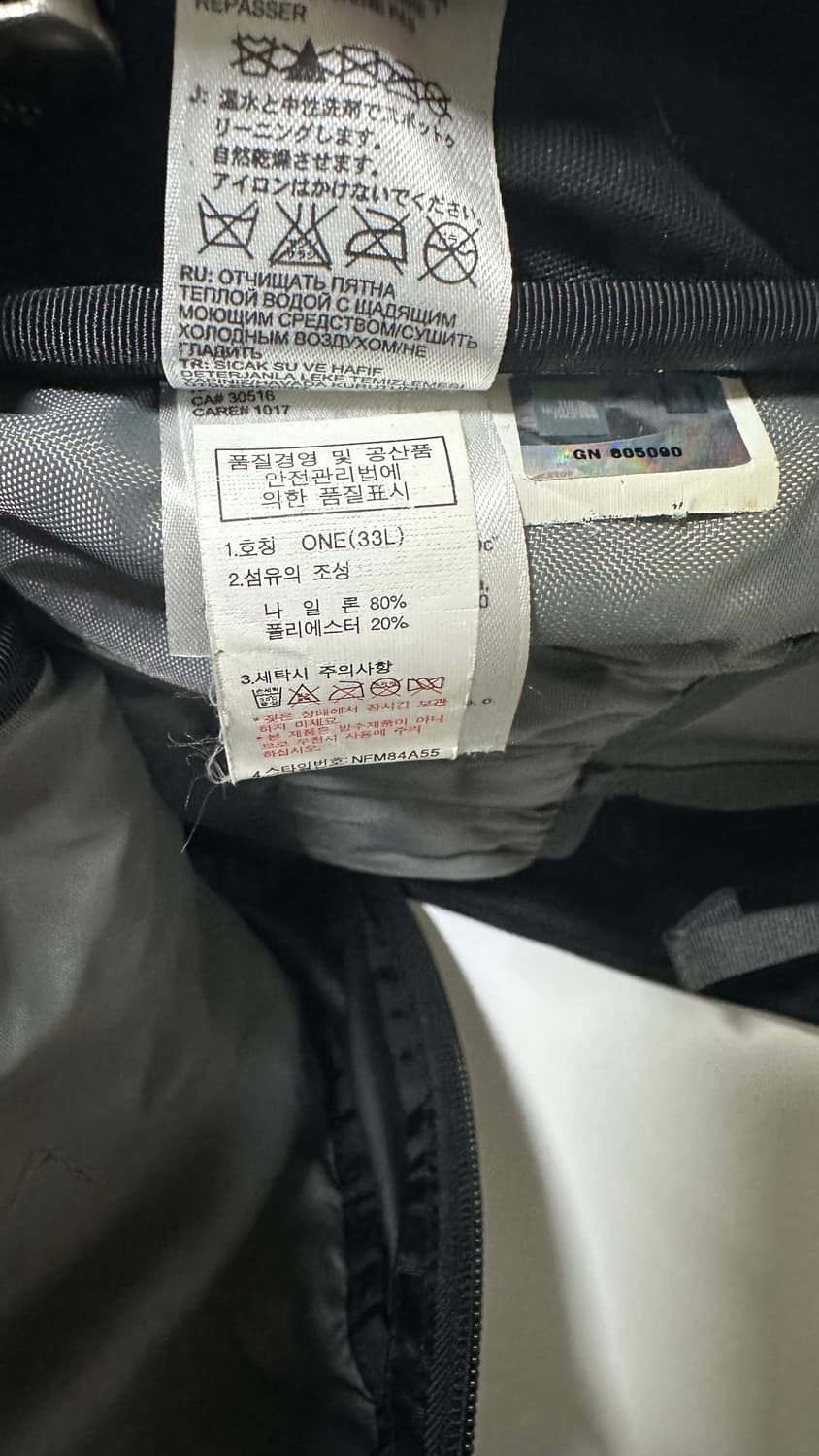 노스페이스 핫샷 블랙 백팩 상품이미지7