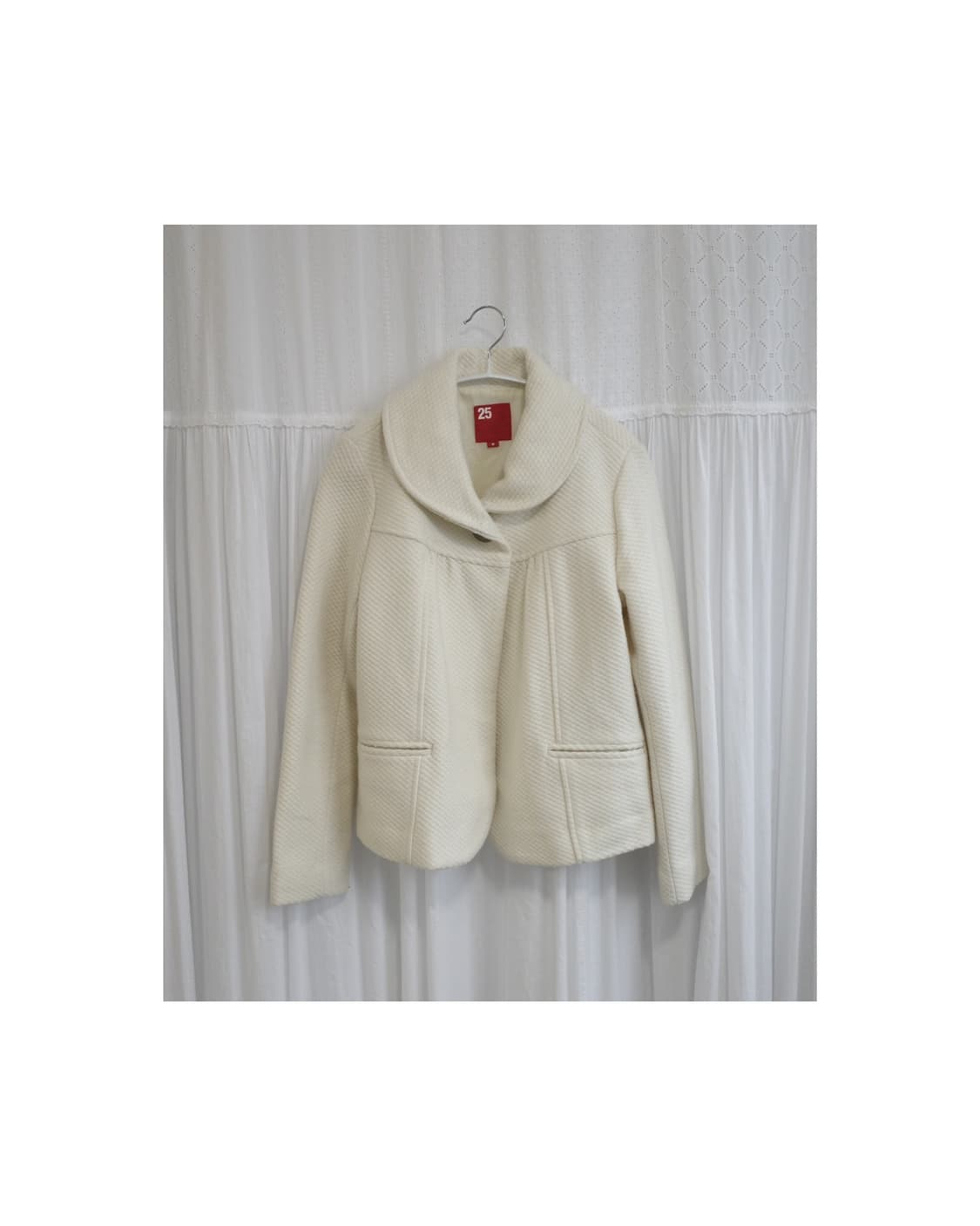 Ivory Shawl-Collar Jacket 상품이미지4