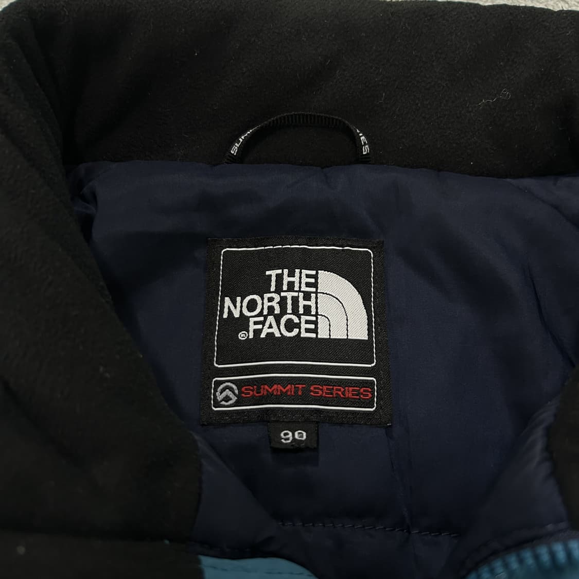 노스페이스 써밋 패딩 자켓 블루 여성용 m 상품이미지2