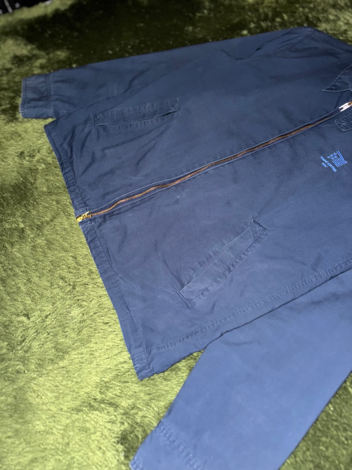 [L] 00s 타미힐피거 재팬 릴리즈 투웨이 해링턴 자켓 네이비 상품이미지4