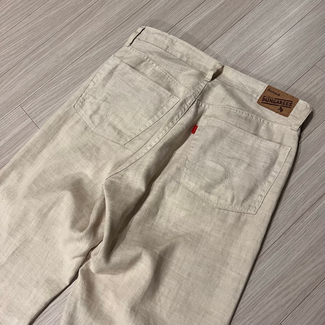 Bartack linen dungarees 30 상품이미지8