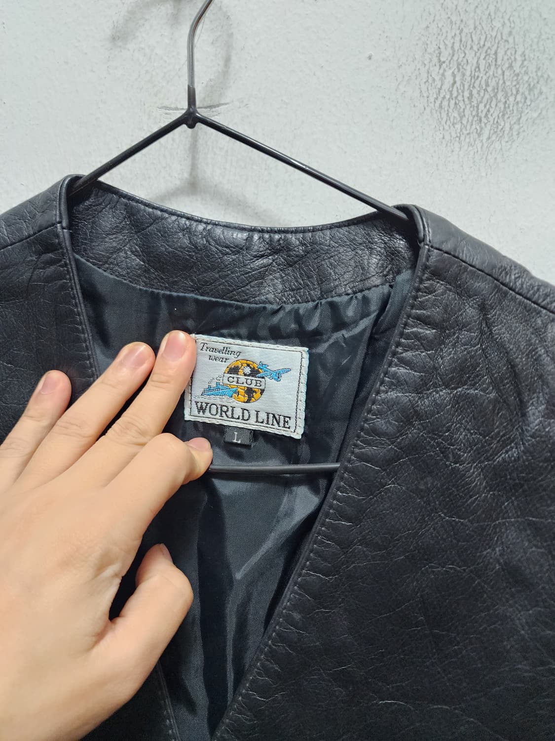 월드라인 리얼레더 소가죽 베스트  상품이미지6