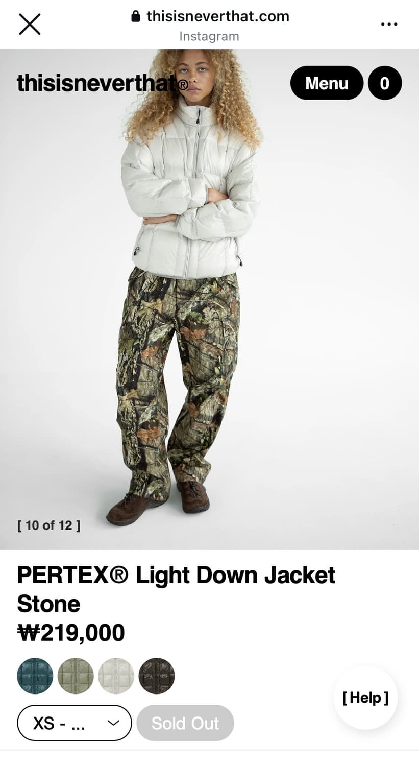 디네댓 다운 자켓판매합니다 (현재 솔드아웃) 상품이미지1