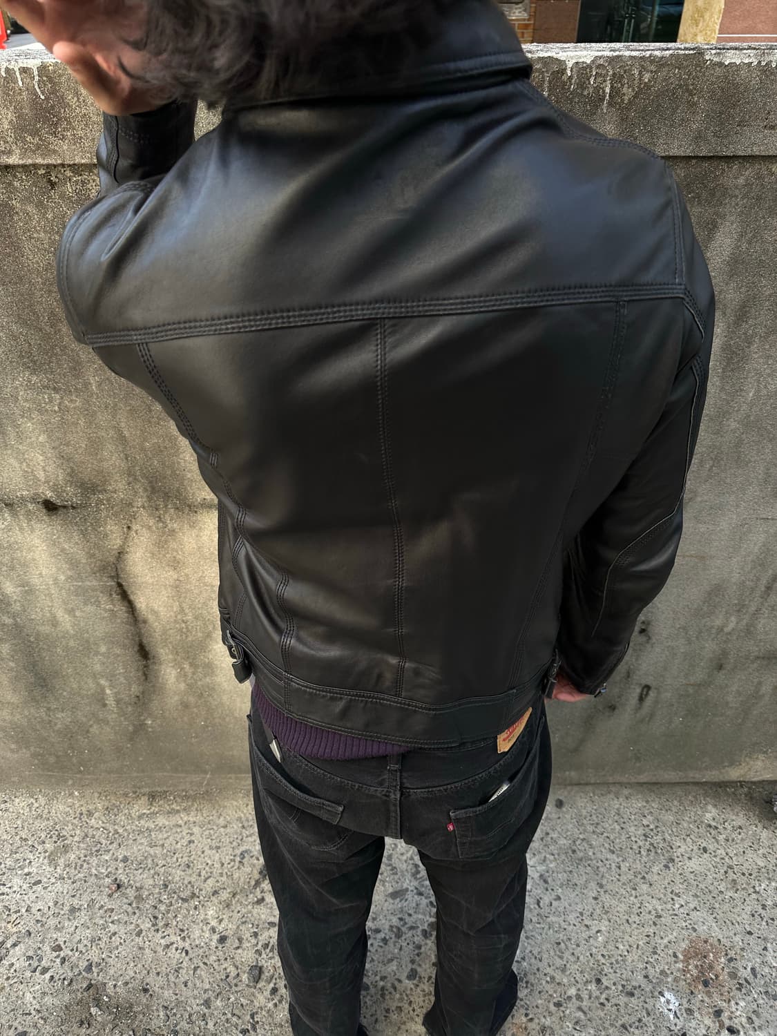 00s 돌체앤가바나 램스킨 멀티포켓 레더자켓 상품이미지2