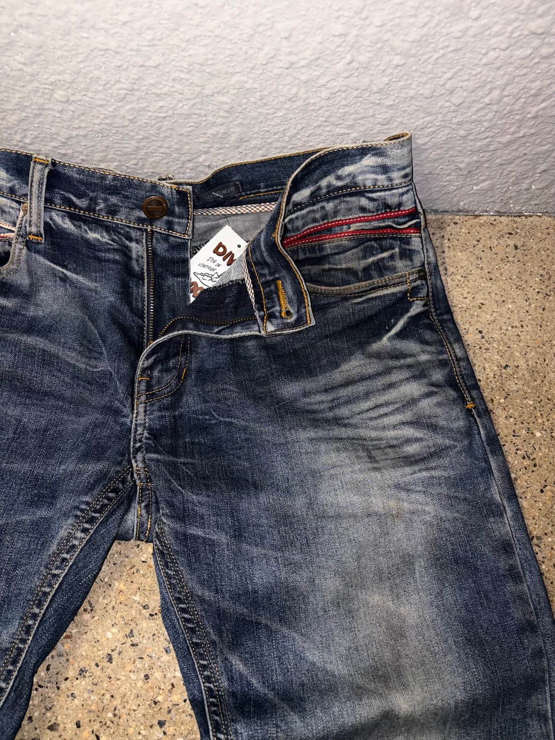 에비수 자수 데님팬츠 상품이미지7