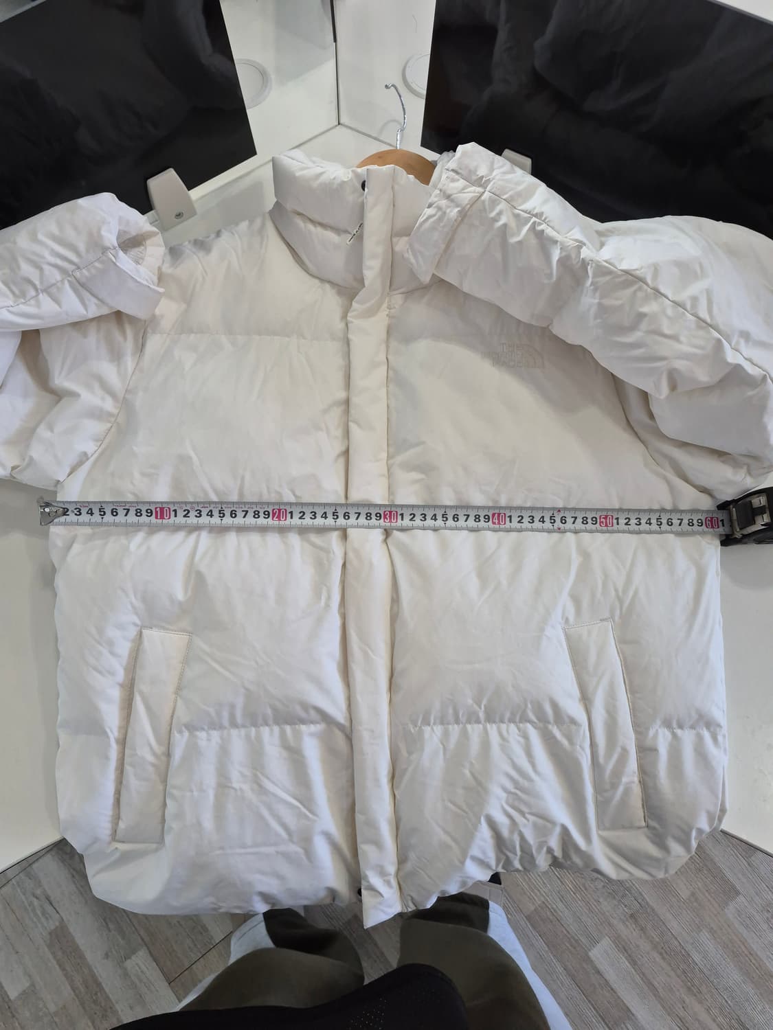 노스페이스 화이트라벨 화이트 패딩 L(100) 사이즈 상품이미지8
