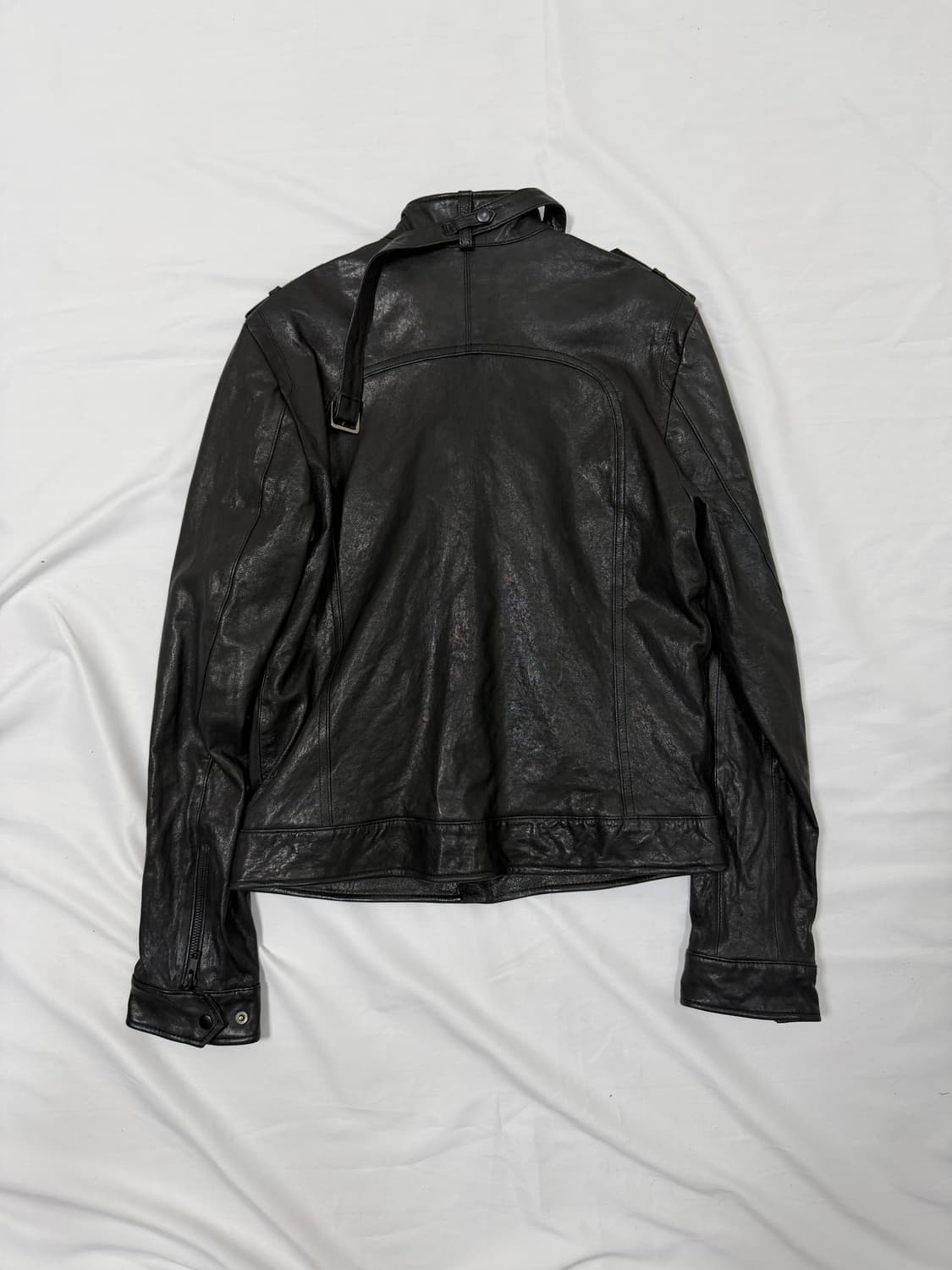 이태리 양가죽 멀티포켓 레더 자켓 상품이미지5