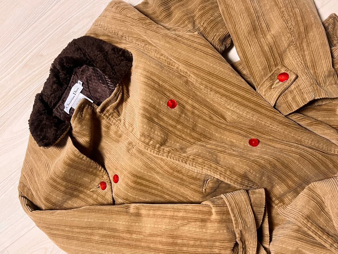 디올 코듀로이 코트 상품이미지1