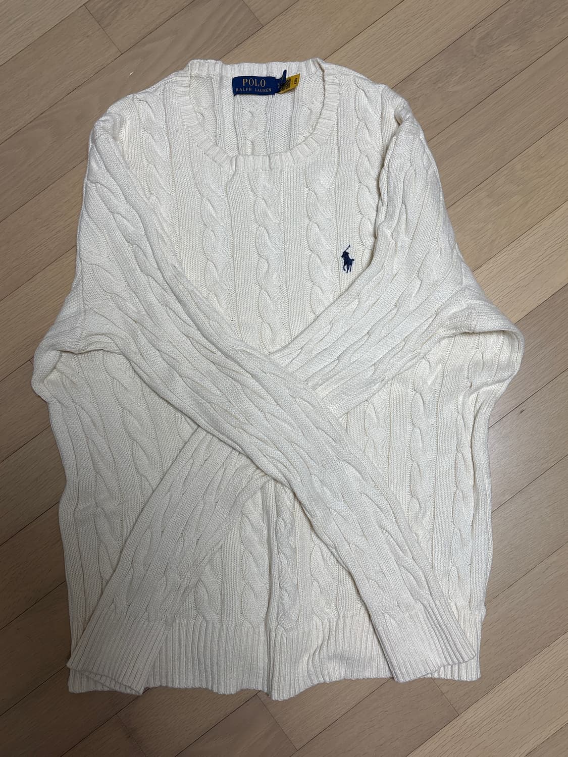 폴로 꽈배기 니트 상품이미지1