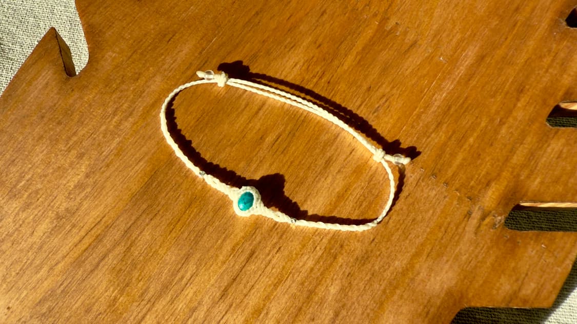 미니 크리소콜라 보헤미안 마크라메 원석 팔찌 상품이미지3