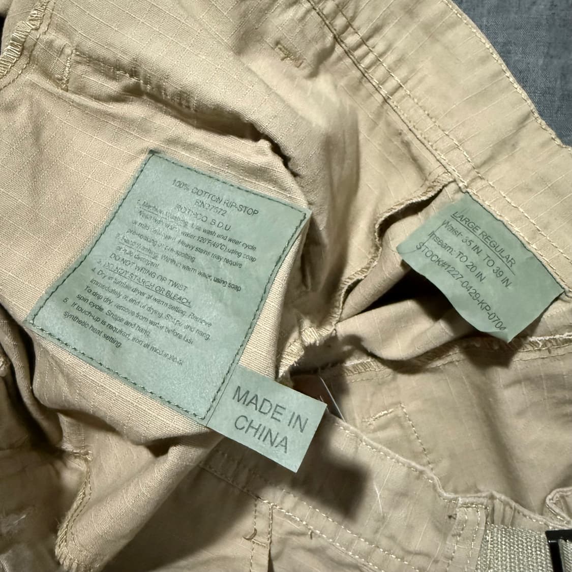 3/4 BDU Cargo Shorts 상품이미지10