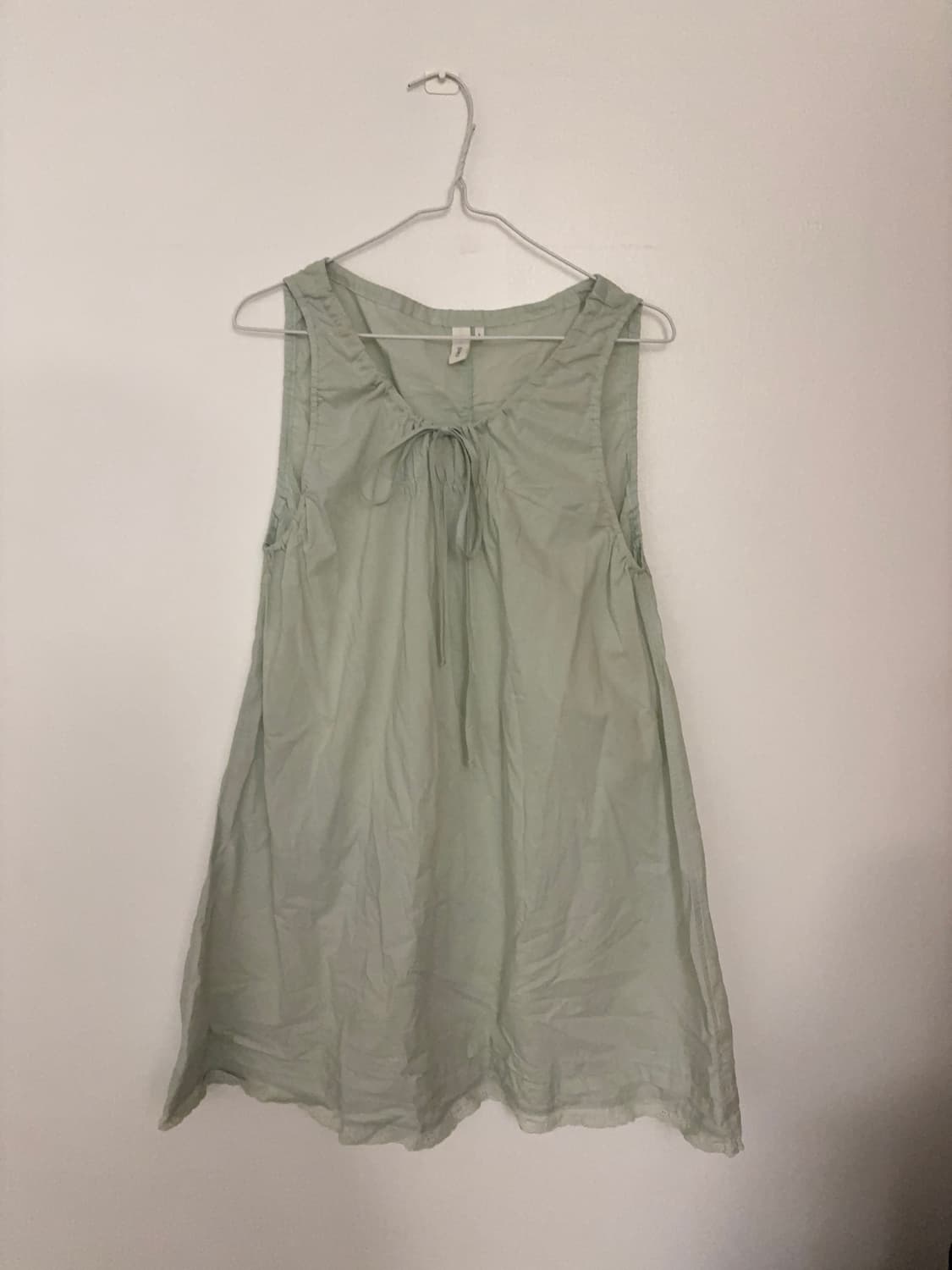 포에브 셔링 레이어드원피스 민트 상품이미지6