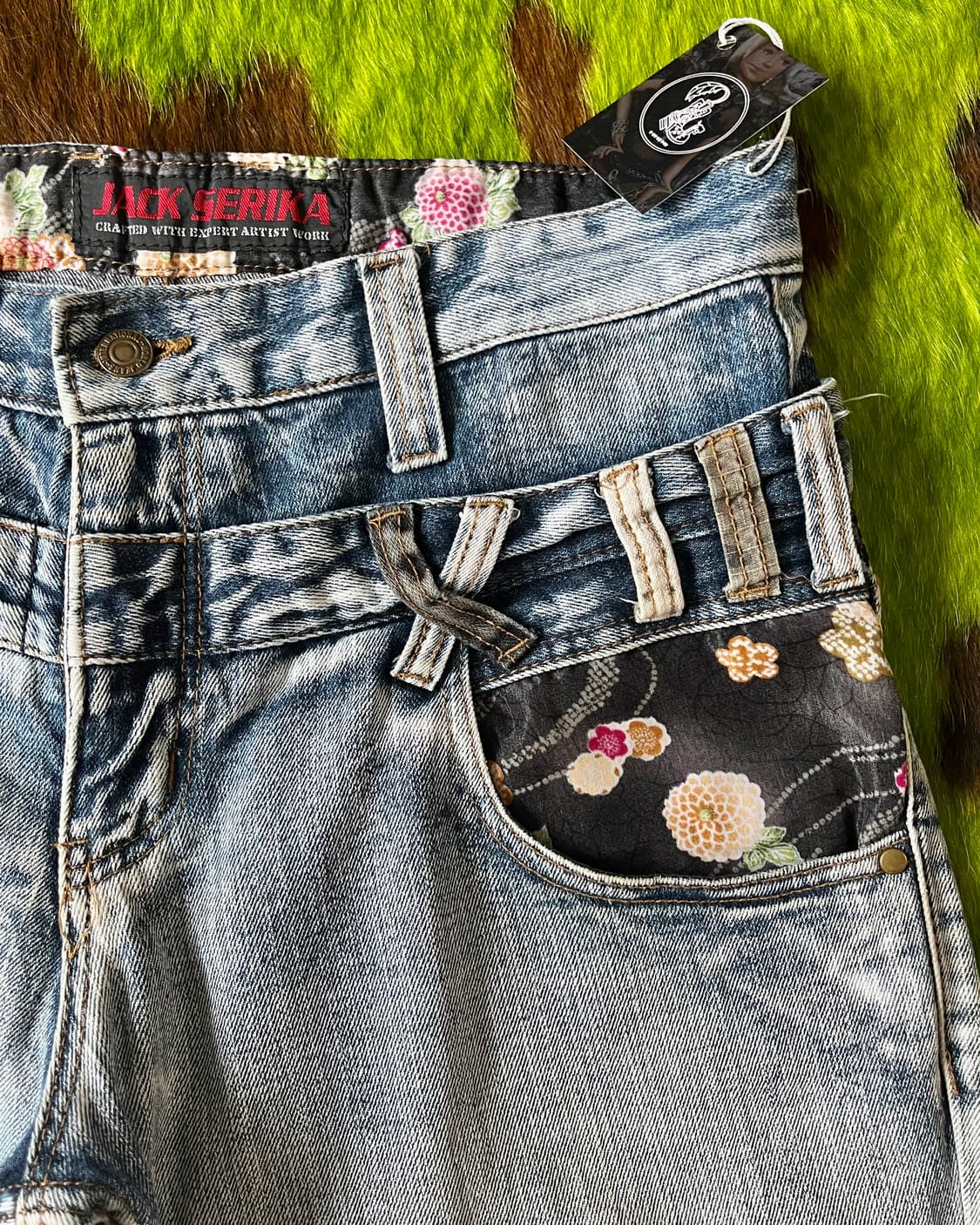~90s JACK SERIKA Vintage Denim Shorts 상품이미지5