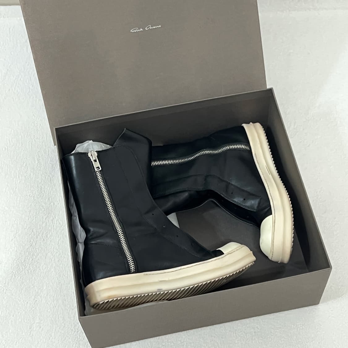 릭오웬스 15FW 롱라몬즈 부츠 블랙 LVBP 상품이미지5