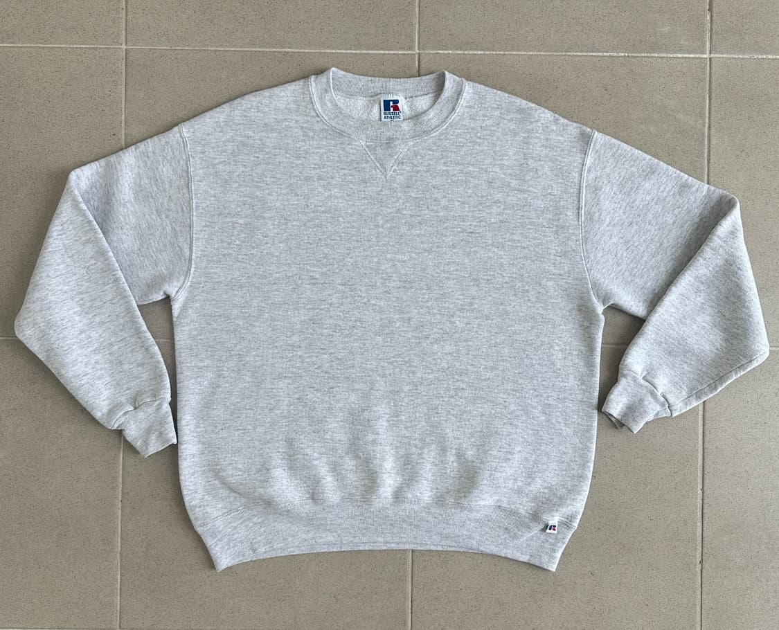 90s 빈티지 러셀 스웻셔츠 그레이 XL USA 상품이미지1