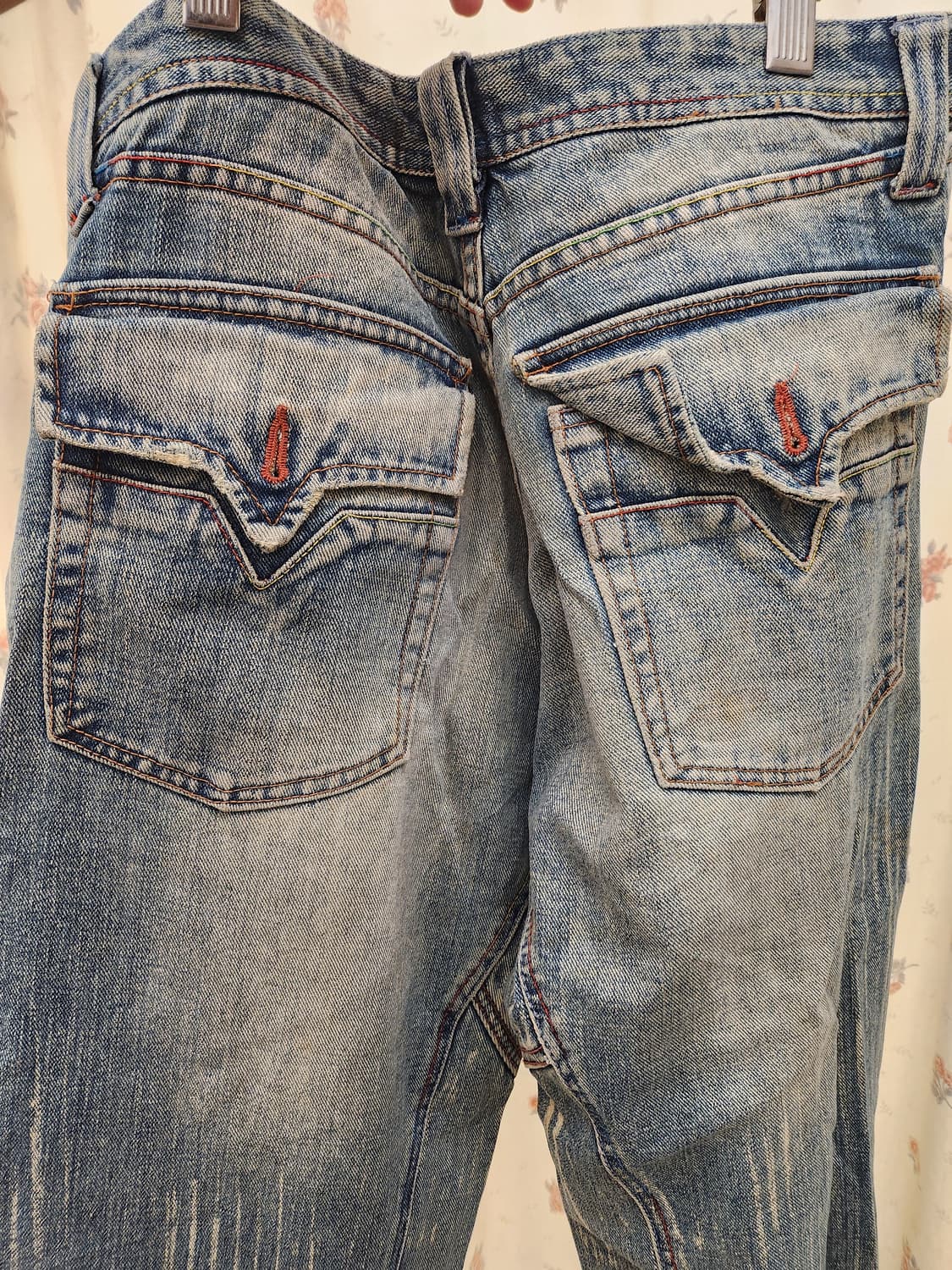 (지구샵)빈티지 데님 팬츠 남자도 가능할듯 상품이미지4