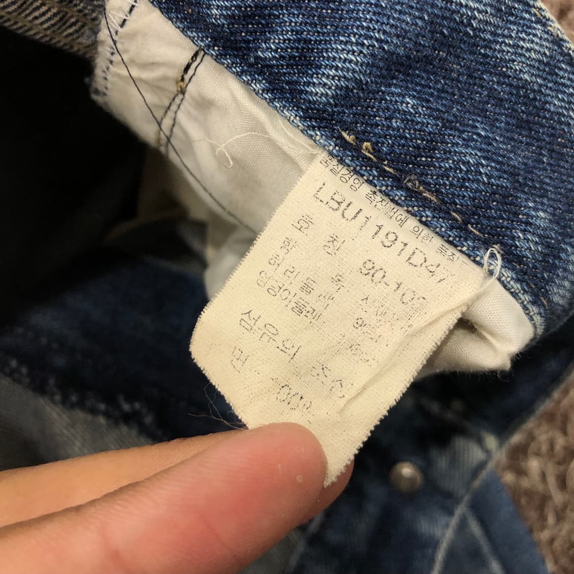 LEE 워싱 데님 팬츠 상품이미지6