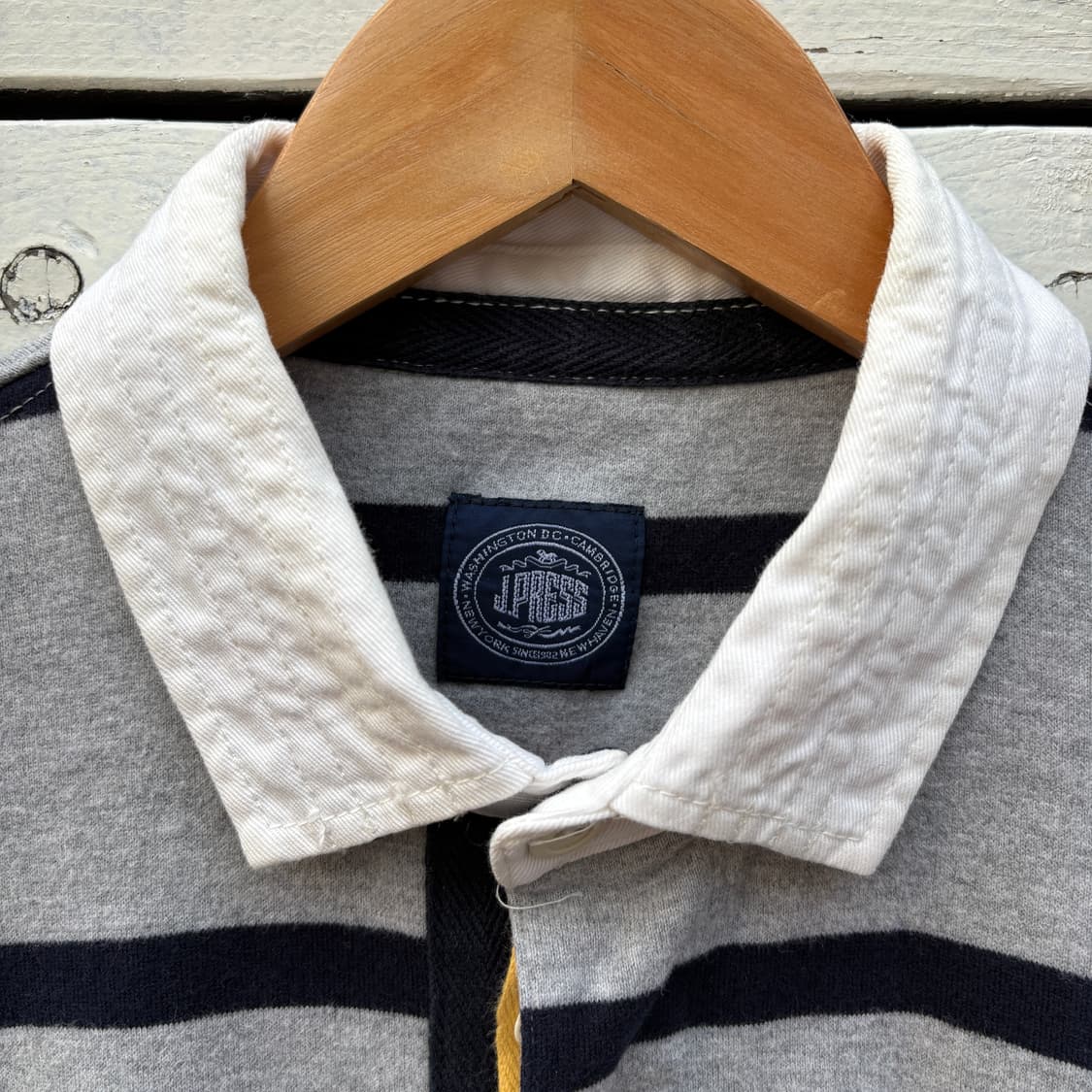 J Press 제이프레스 스트라이프 럭비티 상품이미지5