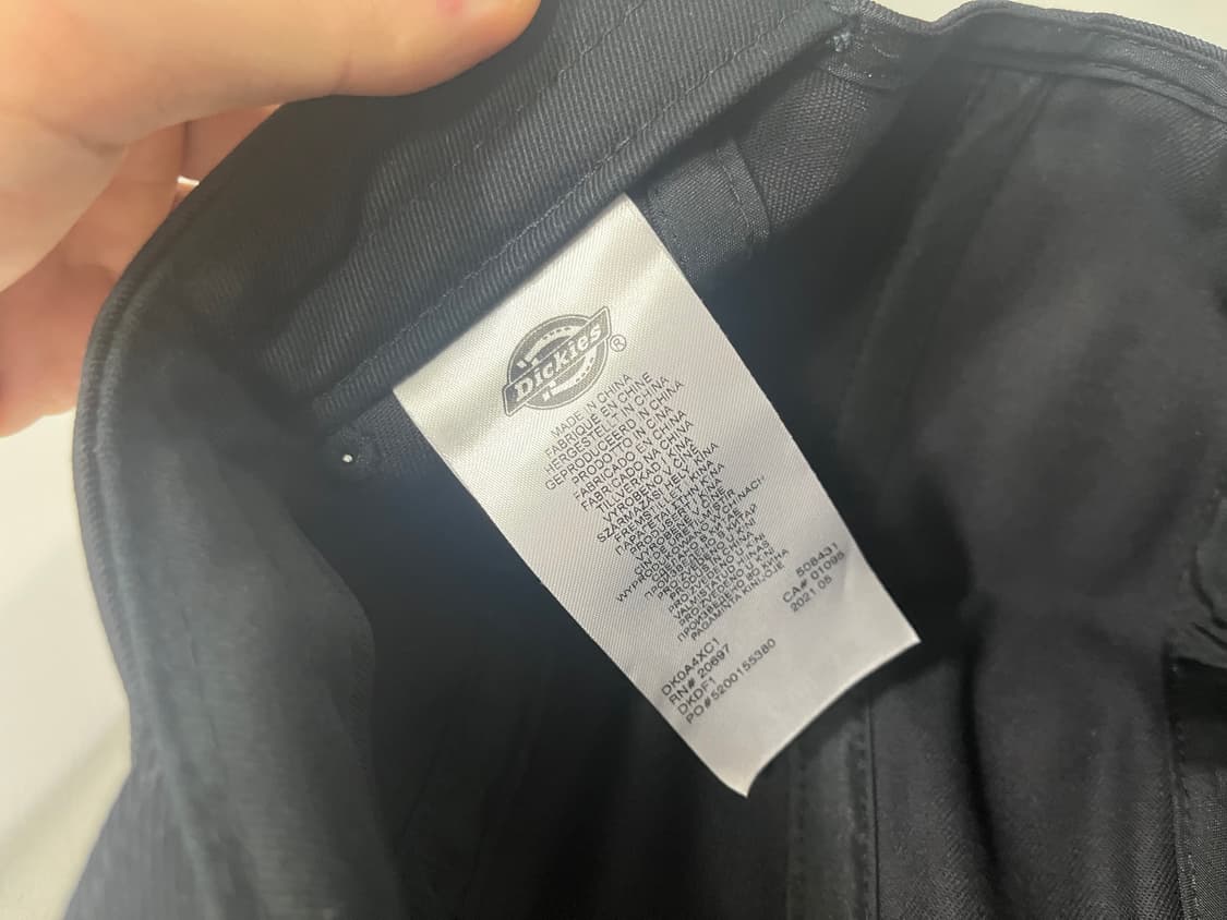 디키즈 캠프캡 블랙 상품이미지3