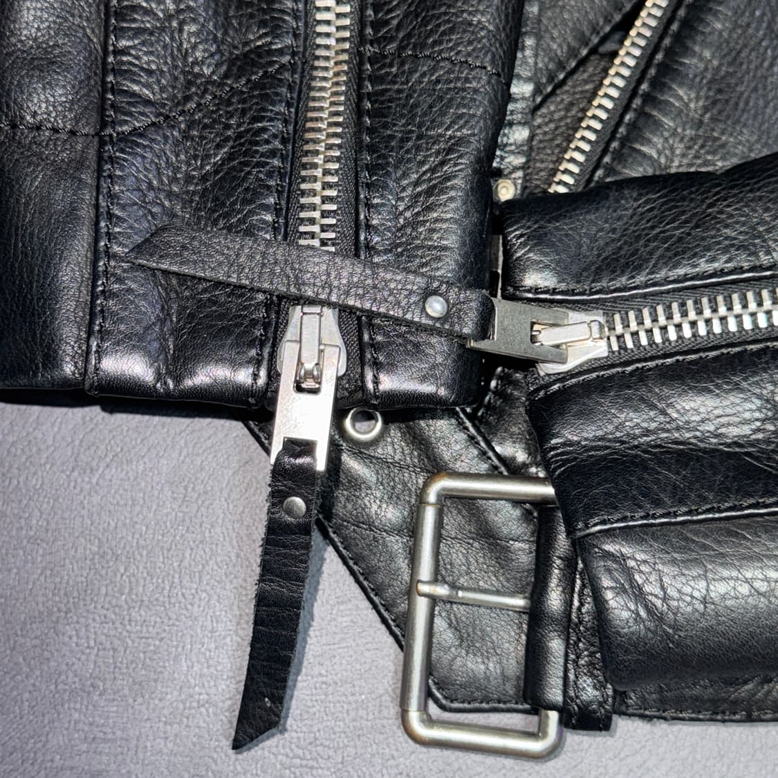 더 쿠플스 D링 포켓 라이더자켓 S 상품이미지3