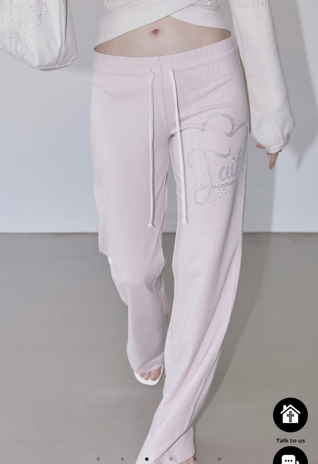 스컬프터 트랙팬츠 베이비핑크 XS 상품이미지1