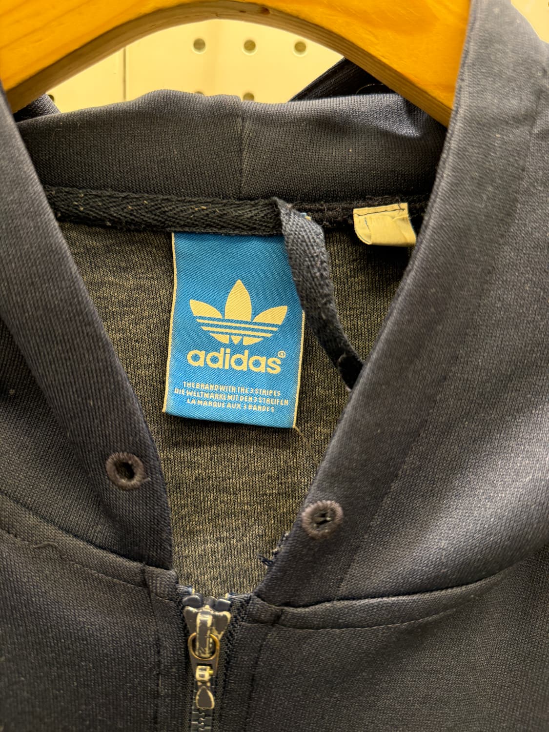 아디다스 오리지널스 블루 트랙탑 후드집업 U1219 상품이미지5