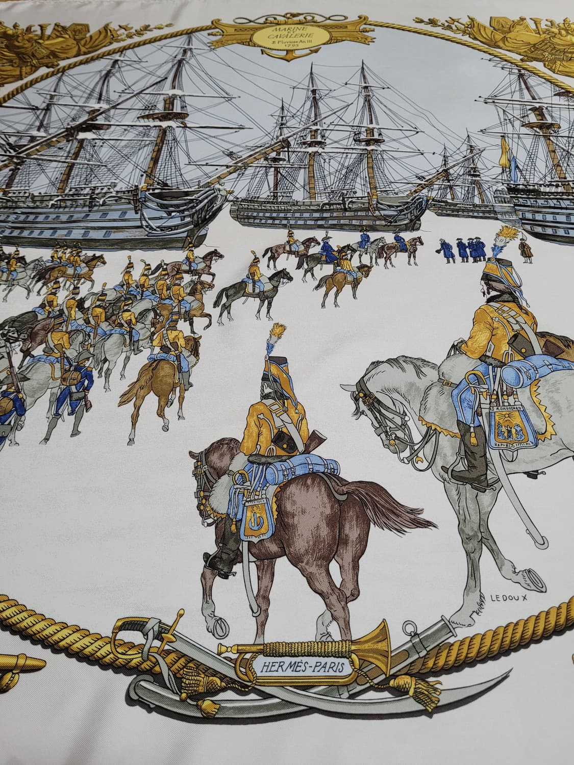 정품 에르메스 까레 실크 스카프 상품이미지1