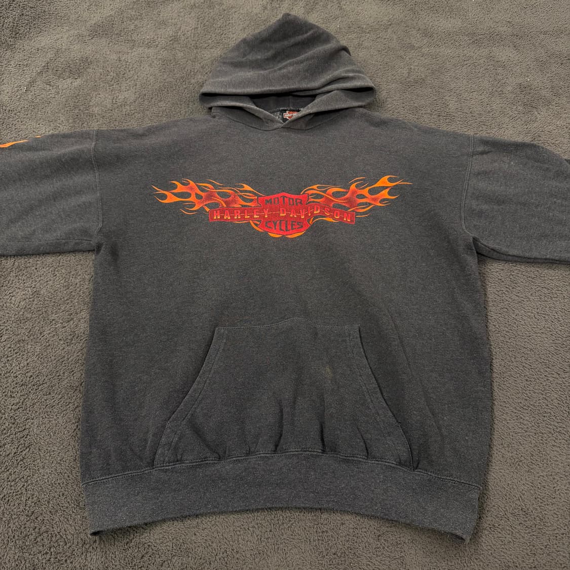 [ 정품/L ] 90s USA 할리데이비슨 후드티 상품이미지3