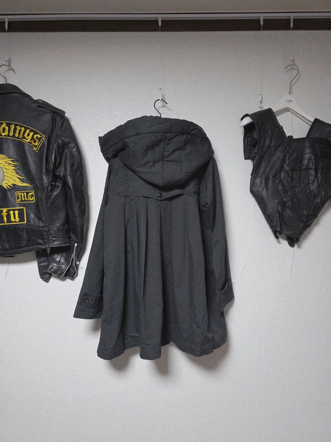 Gomme layered zip hood coat 상품이미지1