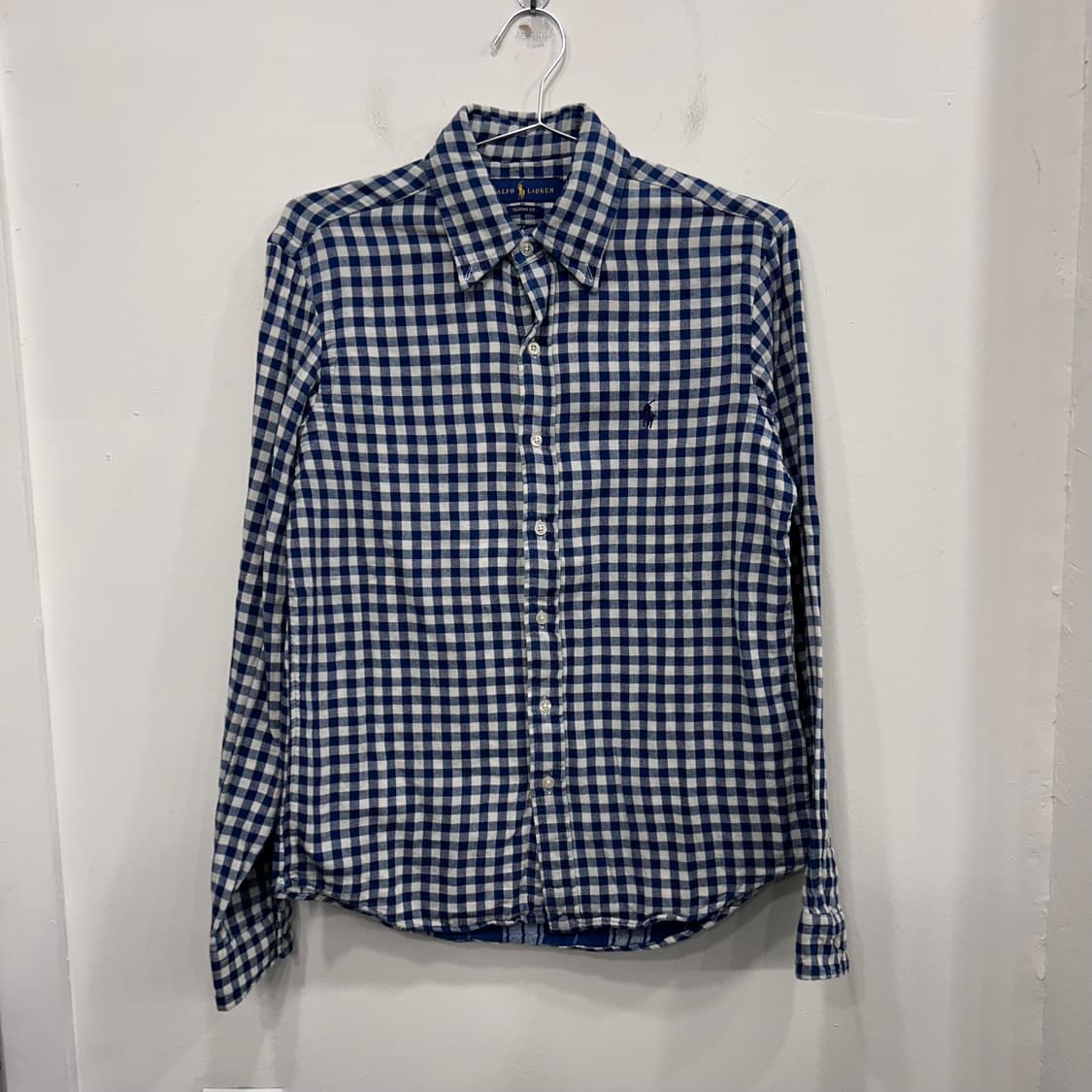 폴로 랄프로렌 클래식핏 코튼 깅엄체크 셔츠 상품이미지2