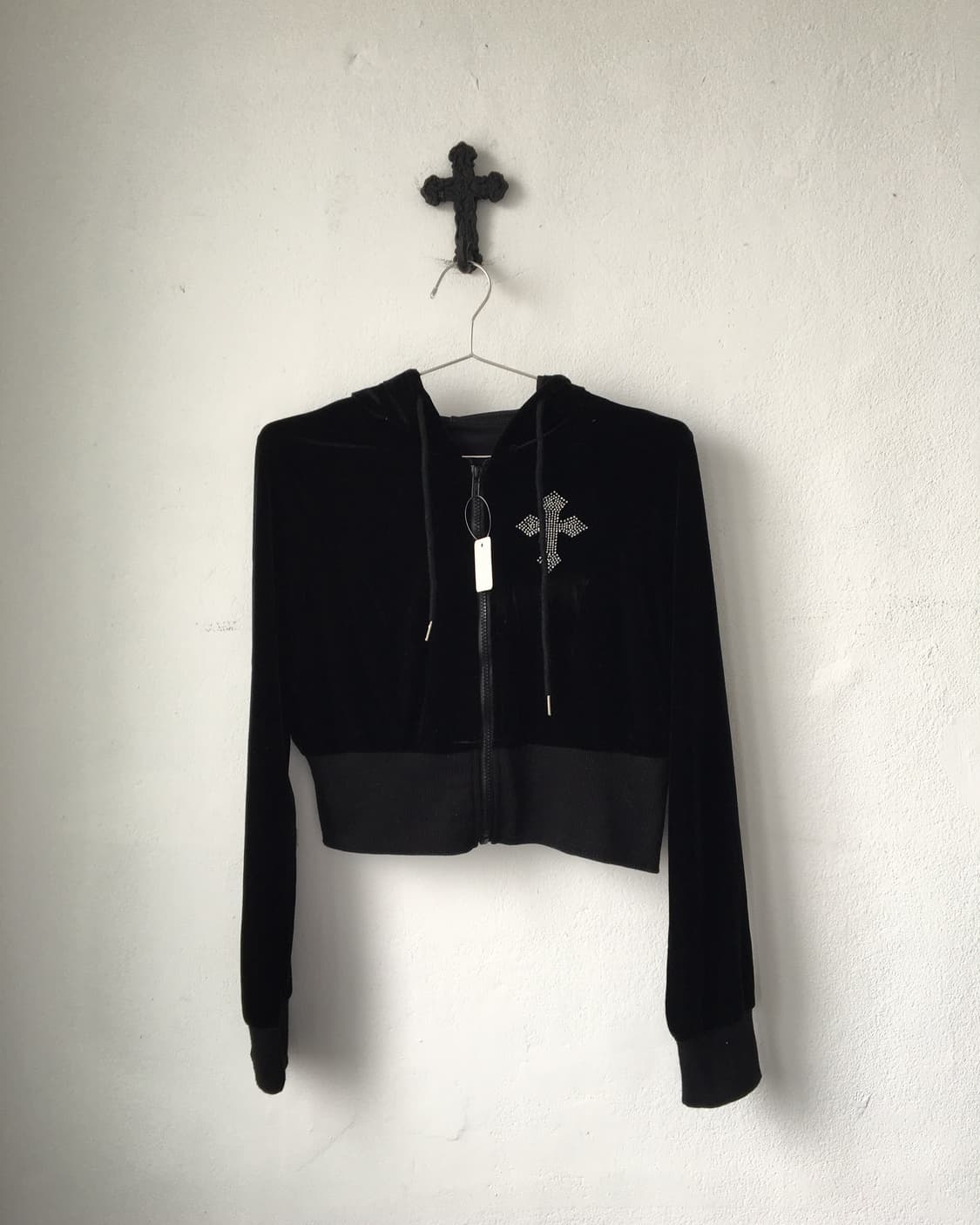 Velvet hood zip up 상품이미지2