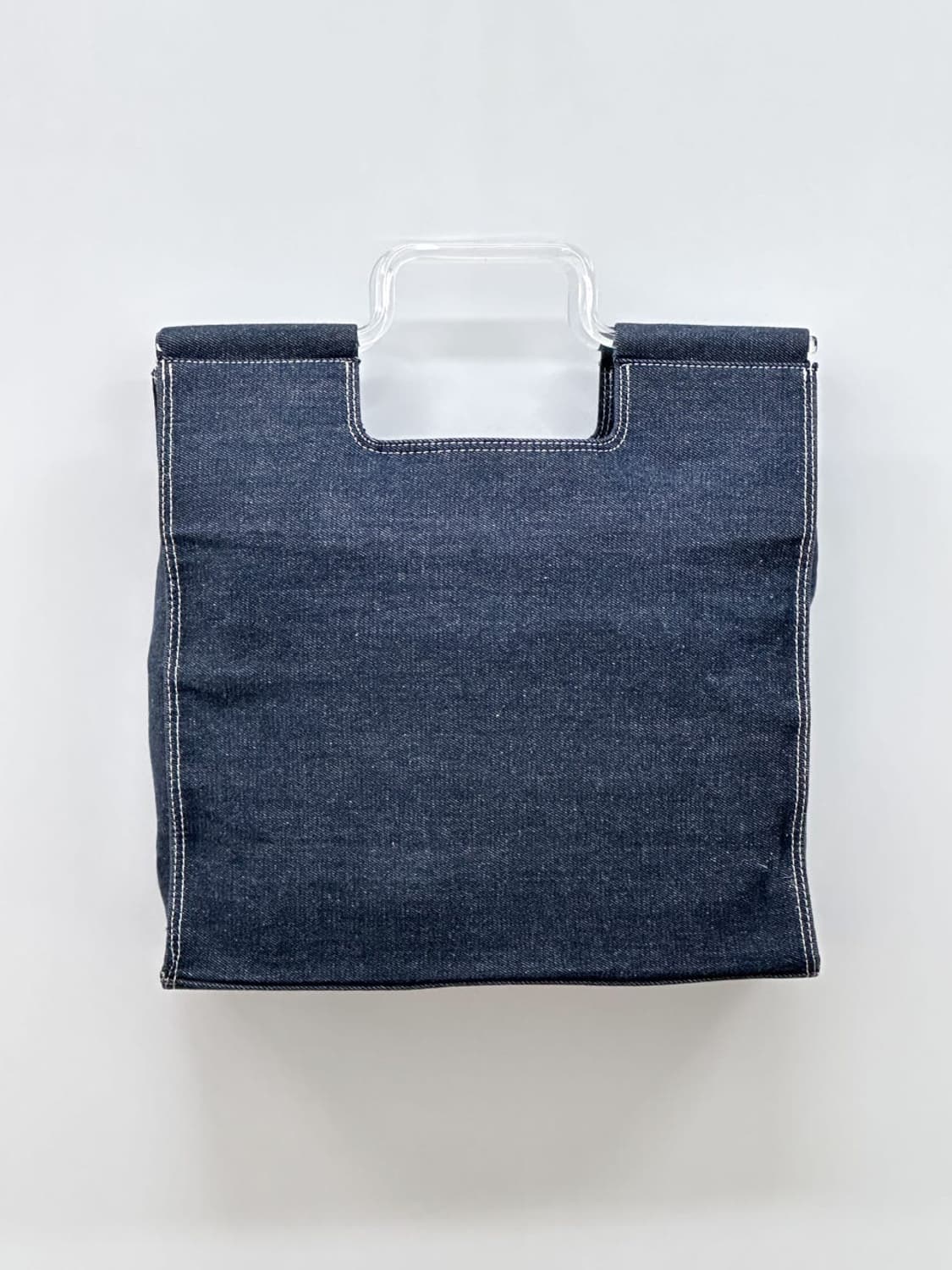courreges / 꾸레쥬 아크릴 핸들 데님 토트백 상품이미지5